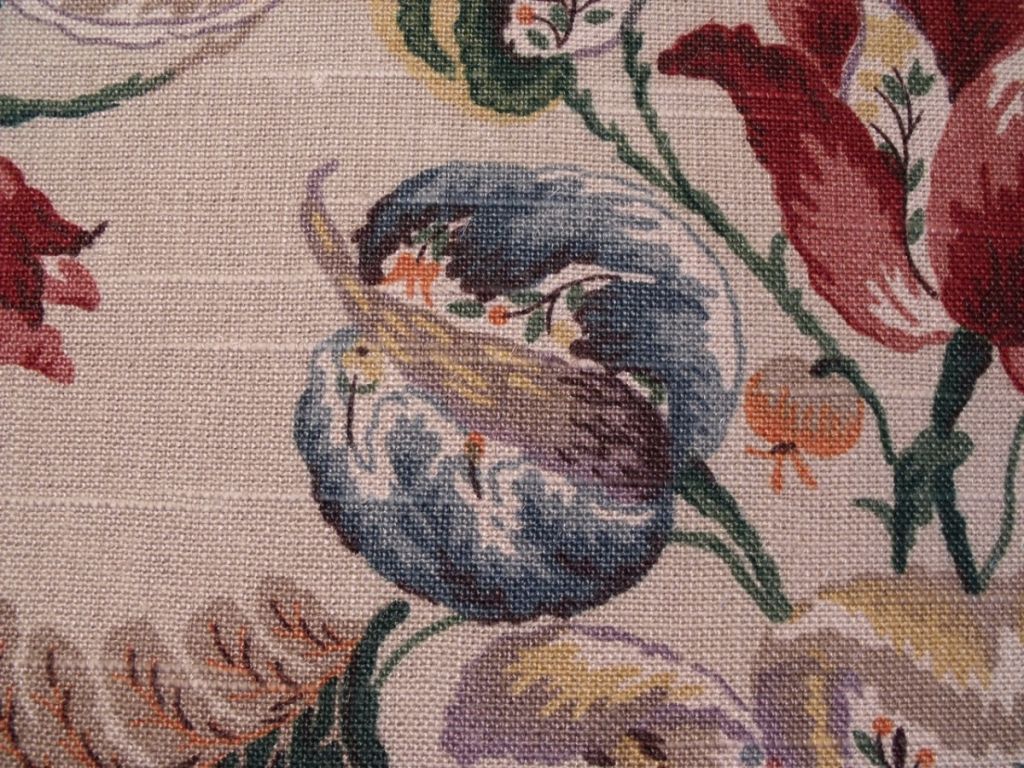 Lee Jofa Linen Cotton Penshurst Print Color Tapestry Uphol Fabric MSRP $188/yd 