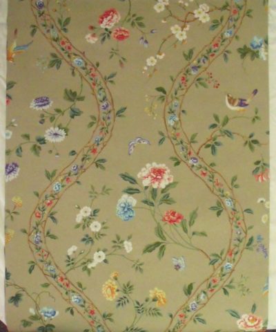 Silk Road Wallpaper Color Paper Bag Brunschwig & FIls