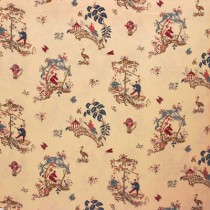Lee Jofa French Glazed Cotton Chinoiserie SOLD