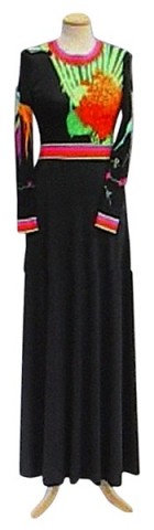 Vintage Leonard Paris Silk Jersey Evening Dress SOLD