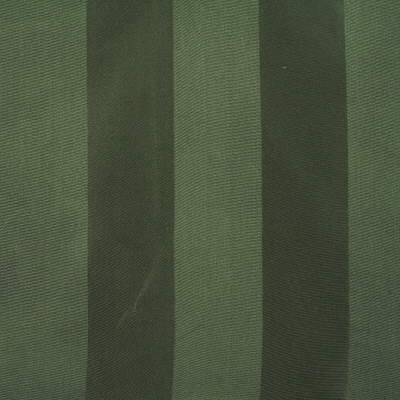 100% Silk Stripe Upholstery Fabric Hosta Green