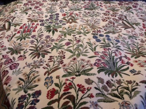 Mille-Fleurs Velvet Upholstery Fabric Lee Jofa SOLD