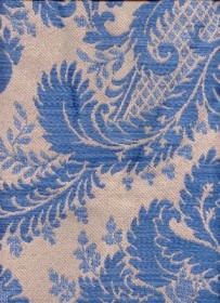 Lee Jofa Italian Woven Cotton Viscose Jacquard Blue SOLD