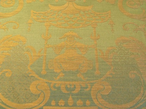 Lee Jofa French Cotton Chinoiserie Green SOLD