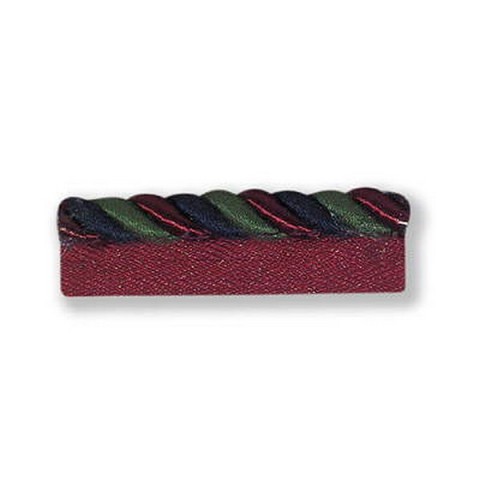 Top Quality Trim Cord with Lip Burgundy Forest Green Navy Blue