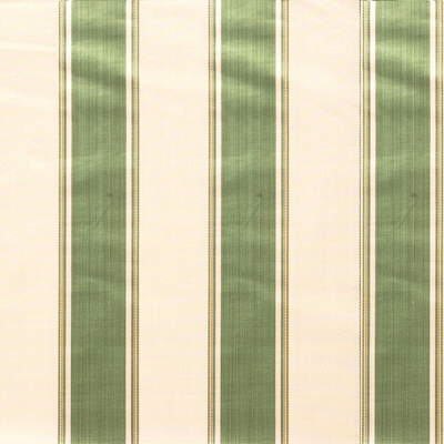 SOLD Lee Jofa Italy Cotton Bergamo Stripe Green White