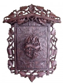 Circa 1900 Black Forest Medicine Cabinet SOLD