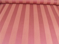LAST YARD Lee Jofa English Wool Linen Newbury Stripe Persimmon Pink
