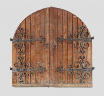 Pair Large Baroque Style Entry Doors SOLD