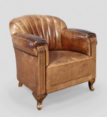 Circa 1930 Leather Armchair SOLD