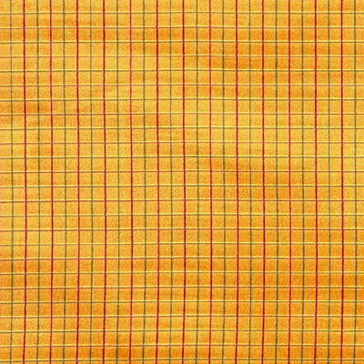 Lee Jofa Italy Figaro Velvet Cotton Yellow Check Heavy Duty Fabric