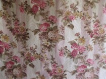 Lee Jofa French Hortensia Print Carmine Floral Cotton 