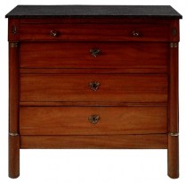 1st Empire Marble Bronze Mount Top Chest of Drawers SOLD