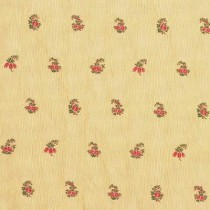 Lee Jofa Bianca Weave Maize Cotton Floral Embroidery