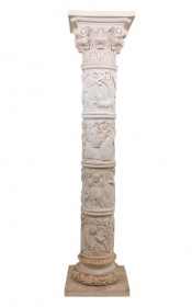 Column Decorated with Harvest Scenes and Figures SOLD