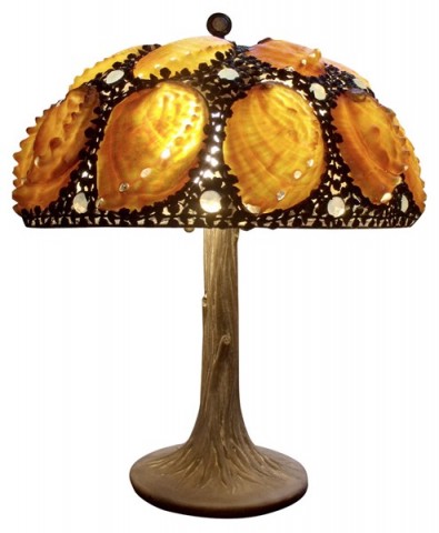 Seashell Arts & Crafts Table Lamp - SOLD