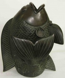 Bronze Carp Vase SOLD
