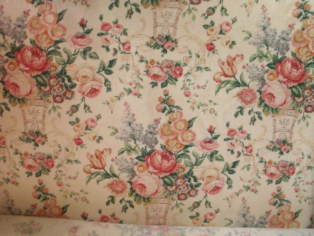 Bisque Details about   2 yards Lee Jofa Ashurst Print 100% Linen Classical Floral 