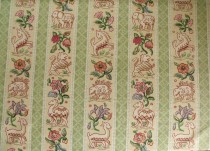 SOLD Lee Jofa English "Tapestry Animal" Print Cotton Linen