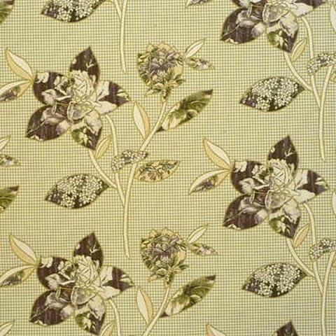 Kravet Italy Patchwork Floral Lilac Cotton Fabric
