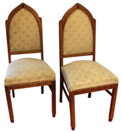 HOLD Set of Four Amsterdamse School Dining Room Chairs