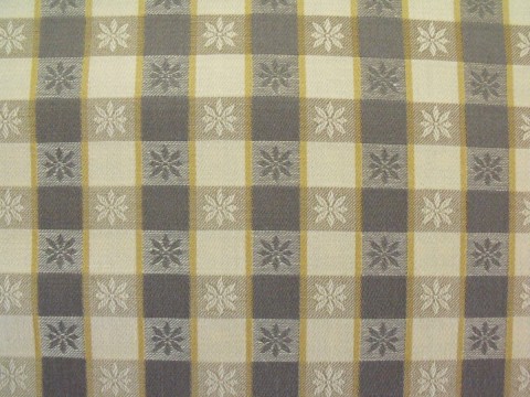 Lee Jofa Petite Etoile Dove Checkered Fabric