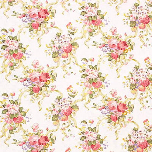 Lee Jofa Linen Floral Beauclerk Print SOLD