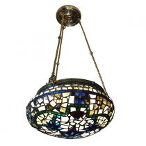 SOLD Art Nouveau Bronze Doré Ceiling Light Pendant