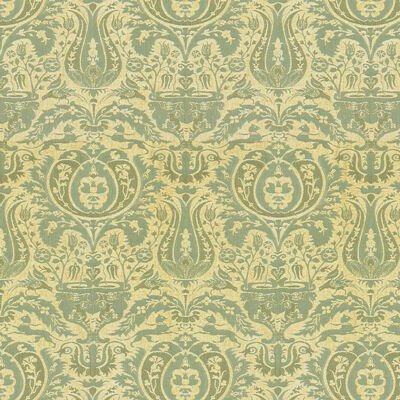 Beylerbey Damask Velvet Color Mineral Kravet