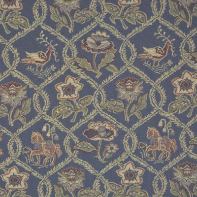 3 Colors Chessington Tapestry Red Blue or Green Horse Bird Lee Jofa