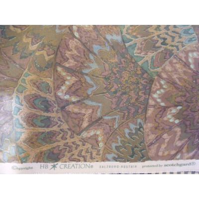 Kravet Austria Glazed Cotton Rayon Peacock Feathers