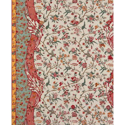 Menars Border Cotton Print Melon Brunschwig & Fils