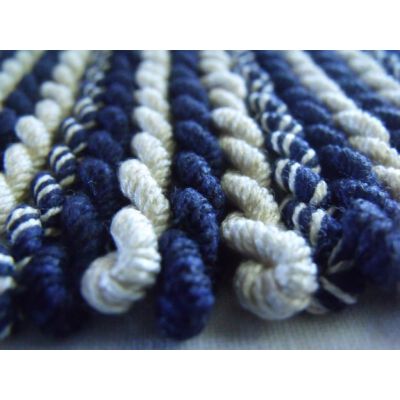 Bullion Fringe Lee Jofa France Cantal Indigo Blue Ivory