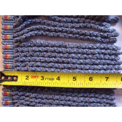 Lee Jofa Carousel 8" Bullion Fringe Navy Blue
