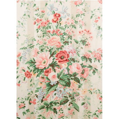 Lee Jofa English Charmouth Print Large Bouquet Color Cream