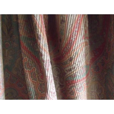 Lee Jofa Palio Paisley Indian Corduroy Print Cotton