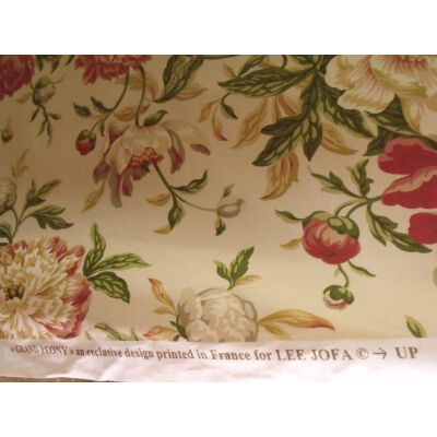 Lee Jofa France Grand Peony Cotton Print Color Rosewood