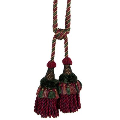 Kravet Design Double Tassel Tieback Red Green