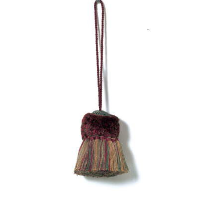 Kravet Small Adorable Hatted Key Tassel Pink Blue Gold