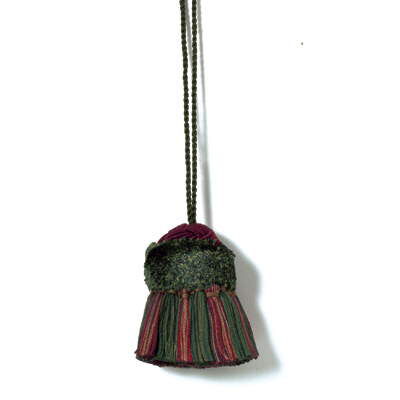 Kravet Small Adorable Hatted Key Tassel Red Burgundy Green