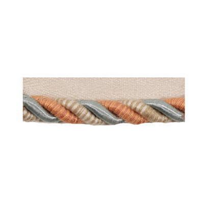 Top Quality Kravet Design Trim Cord with Lip White Blue Salmon