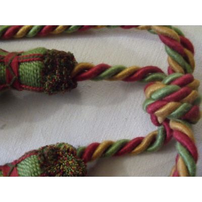Lee Jofa Carousel Double Tassel Tiebacks Green