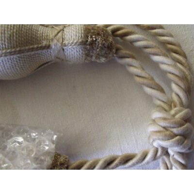 Lee Jofa Carousel Double Tassel Tiebacks Ivory