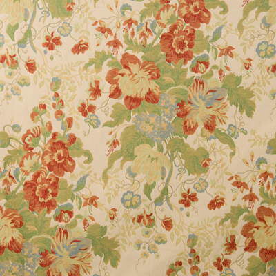 Lee Jofa Floral Viscose Camille Lampas Fabric